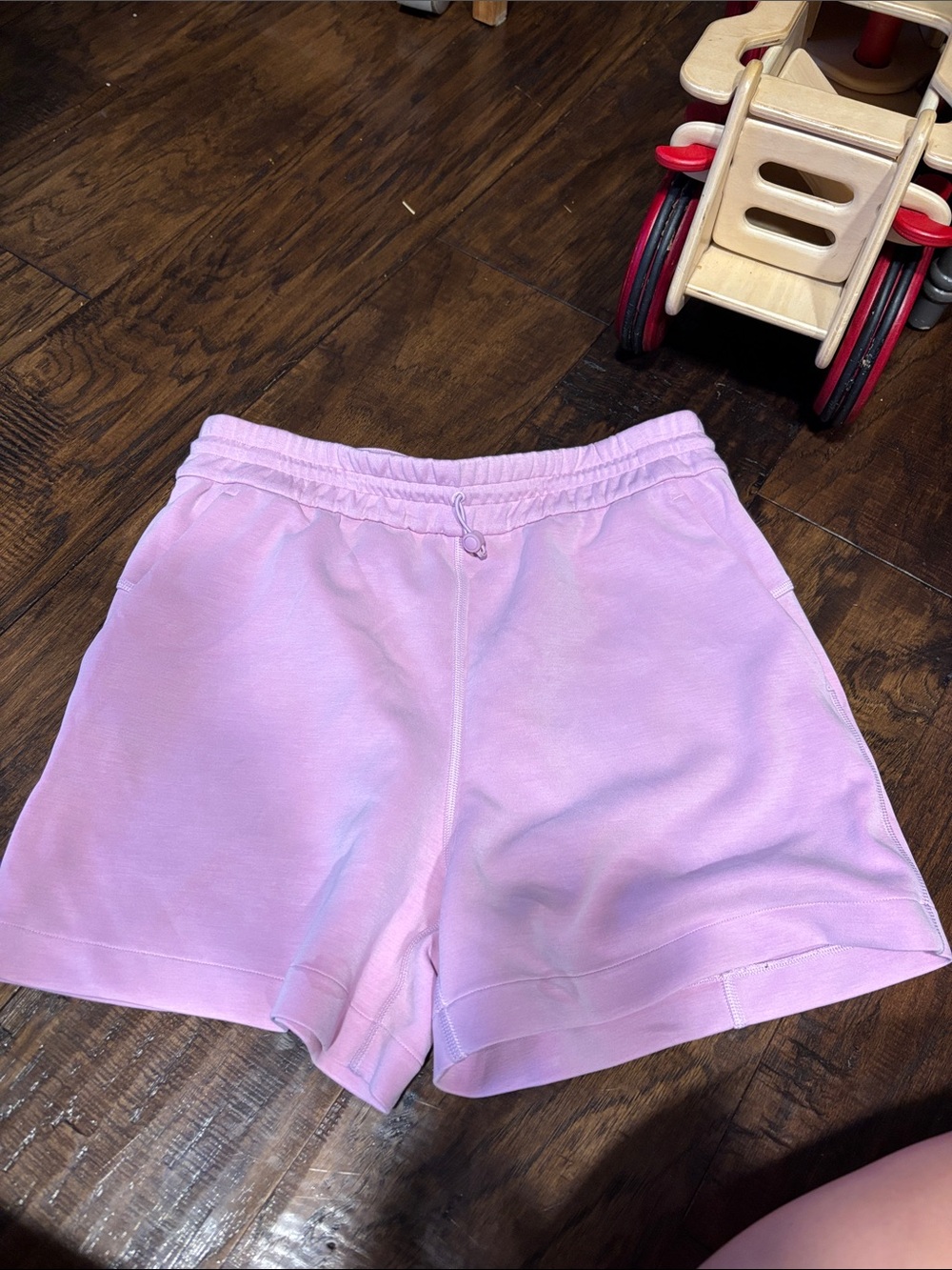 lululemon athletica Light Pink Drawstring Athletic Shorts